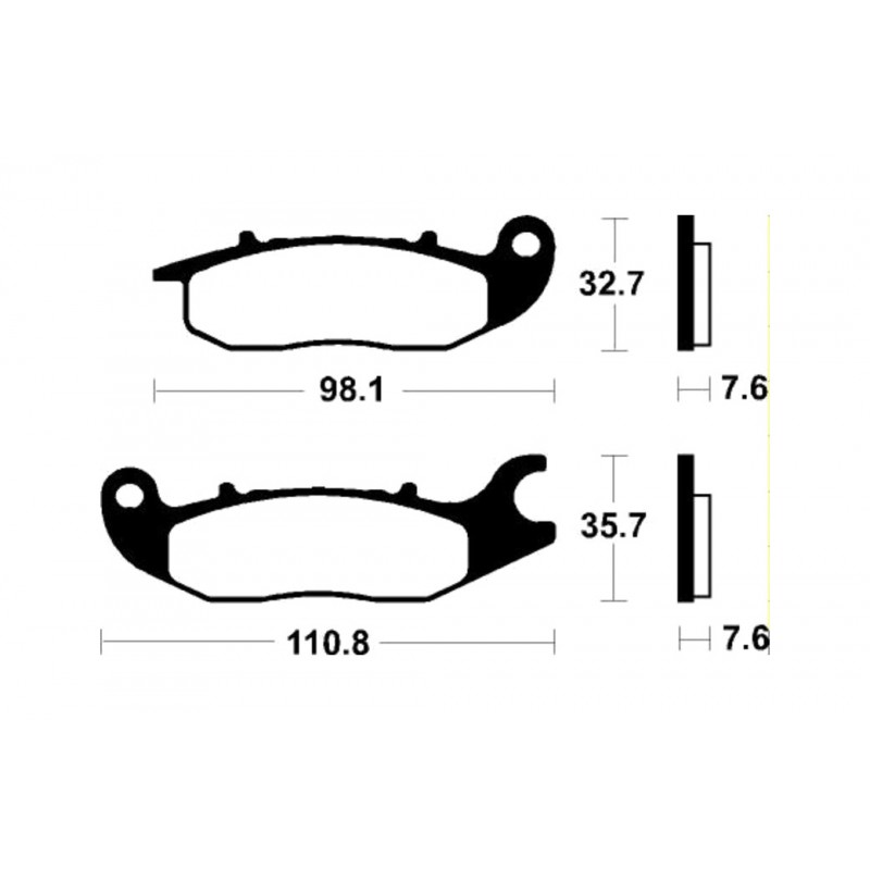 TECNIUM Sintered Brake Pads MF297 1149630