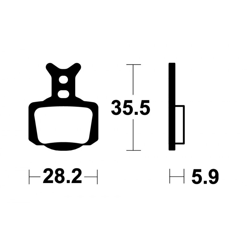 TECNIUM Sintered brake pads MX/QUAD RACING - MOR506 1149635