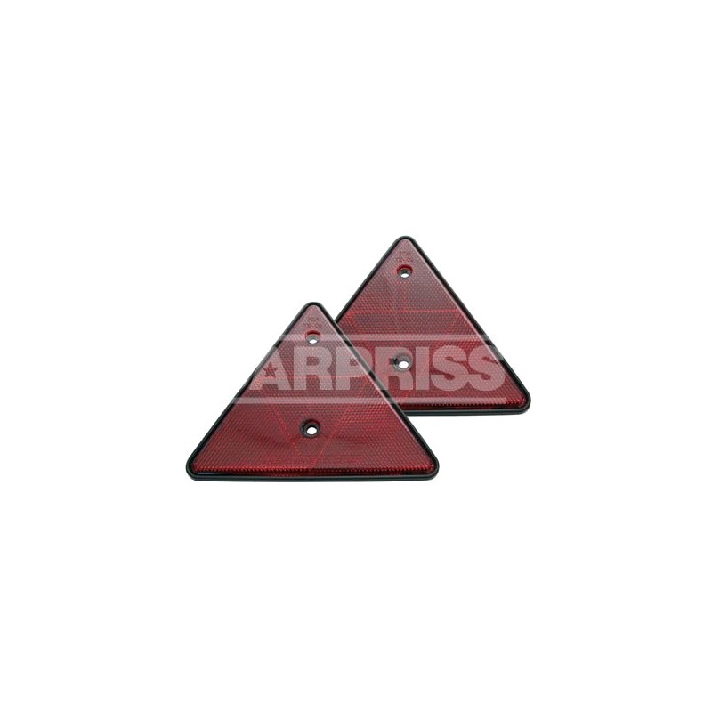 CARPRISS Triangular reflective catadioptric for screw mounting 130MM X 150MM 71513818