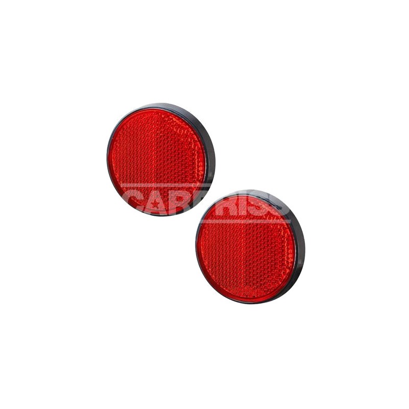 CARPRISS Adhesive Round Reflective Catadioptric 60MM (1 UNIT) 71513878VAR