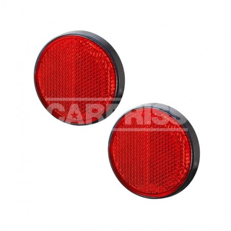 CARPRISS Catadióptrioco reflectante redondo adhesivo 60MM (1UD) 71513878VAR
