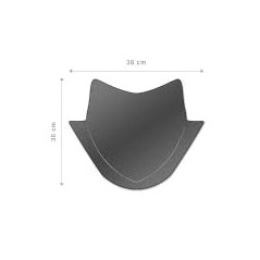 BARRACUDA Cúpula de parabrisas y accesorio para el viento manos plexiglás - Marca N3000