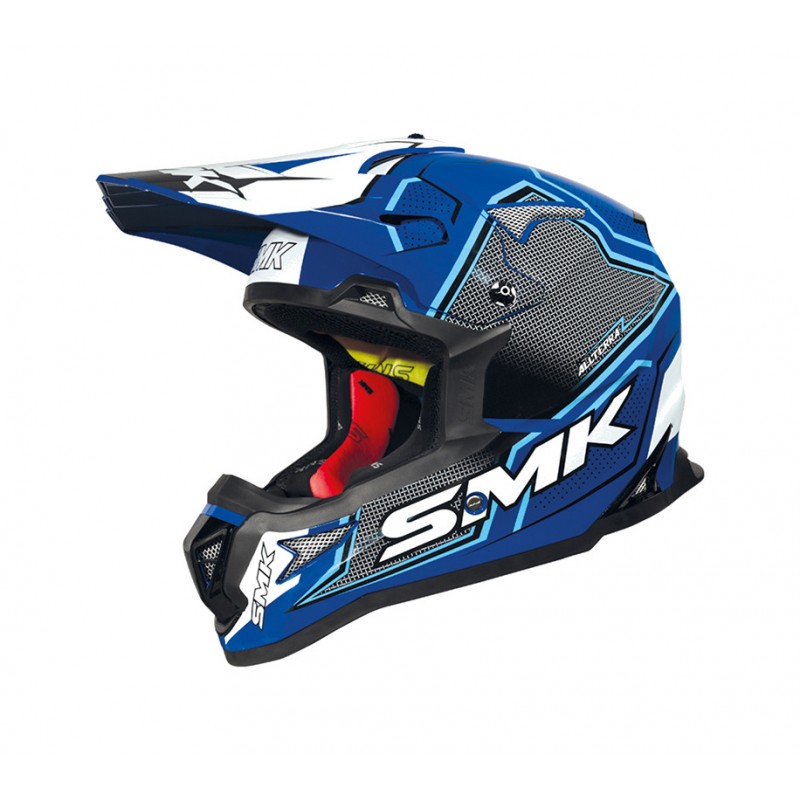 SMK Enduro helmet with shiny decorated visor ALLTERRA MAVERIX (GL521) D001300300GL52101VAR