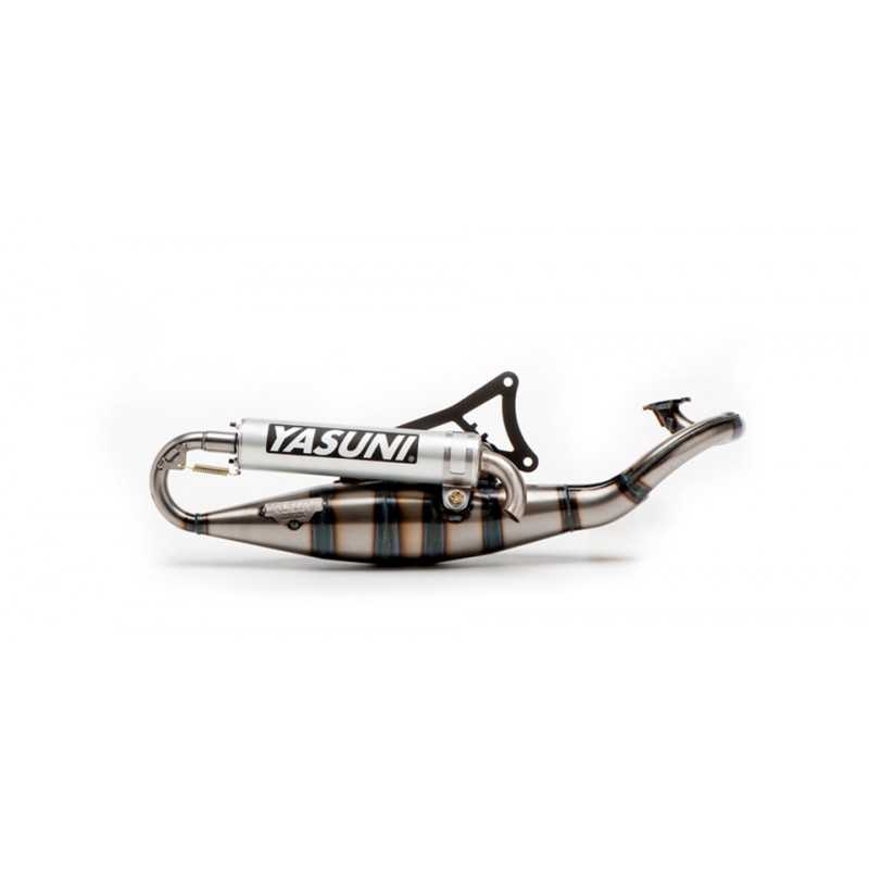 YASUNI Tubo de escape homologado aluminio R para Minarelli Horizontal AC/LC 2T TUB902 746154