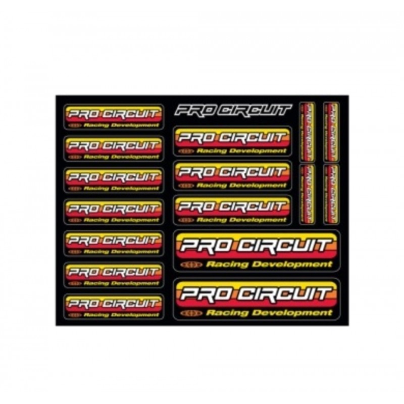 PRO CIRCUIT Hoja de adhesivos logo original 1138617