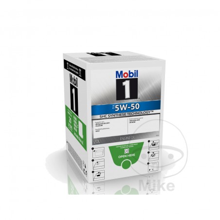 MOBIL Oil r with integrated tap bag in box 5W50 FS X2 20L 1™ 5W-50 5584774