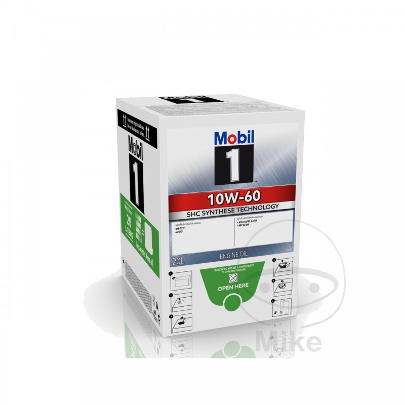 MOBIL Aceite r con grifo integrado bolsa en caja 10W60 20L 1™ 10W-60 5584777