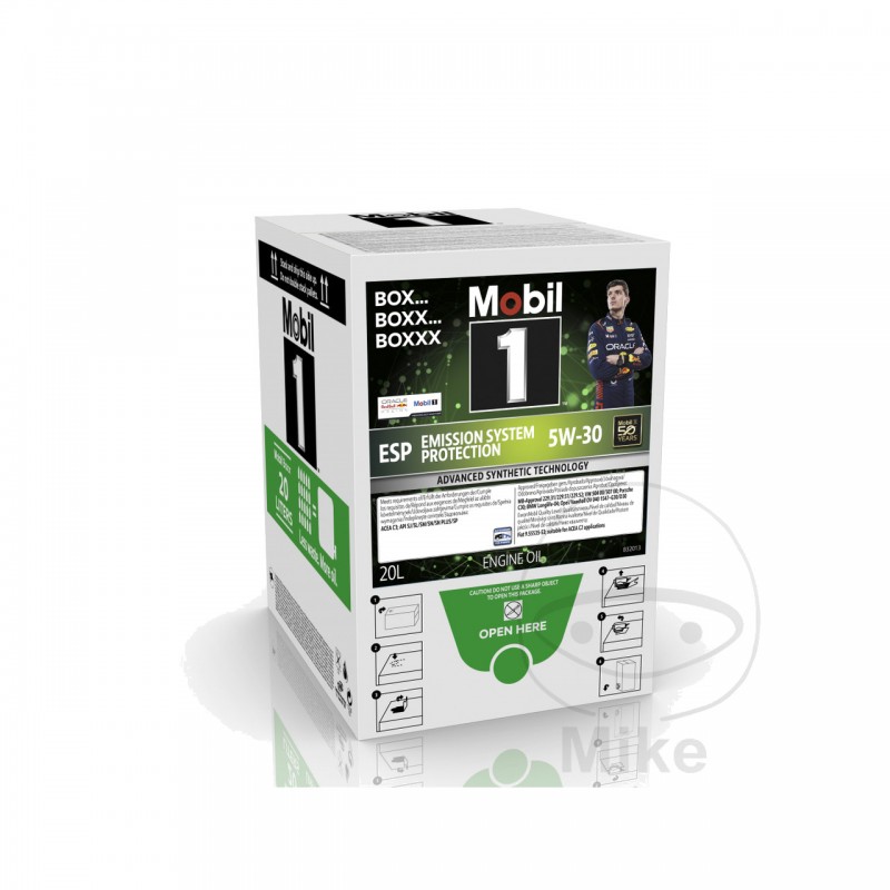 MOBIL Aceite r con grifo integrado bolsa en caja 5W30 ESP 20L 1™ 5W-30 5584784