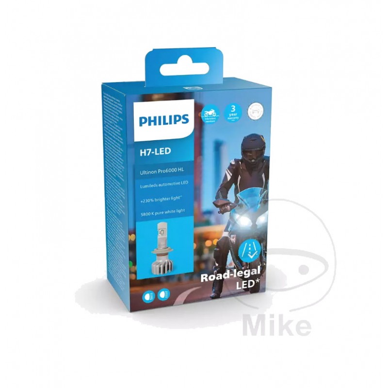 PHILIPS PRO 6000 HL H7 LED Motorcycle Bulb/LED H7/LED 1590301