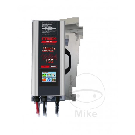 MAWEK Cargador de batería con soporte y cables HFL133PLUS 12+24V 125A +5M KAB 6090390