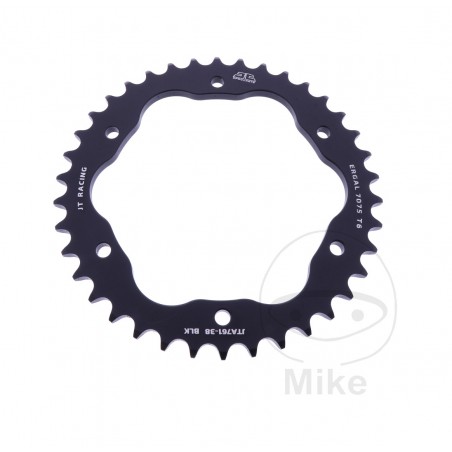 JT SPROCKETS Corona de aluminio para soporte DIV 525 7585029 38 7582603