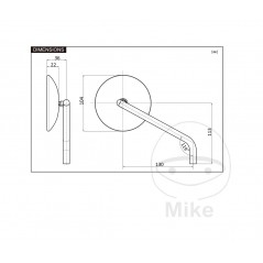 DAYTONA Retrovisor universal 7130839