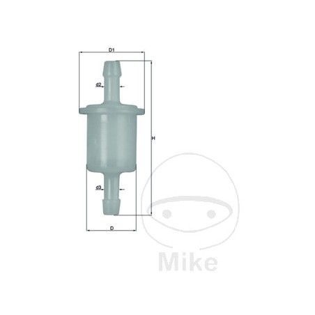 MAHLE Plastic Fuel Filter KL26 ALTN 3121654 3140005