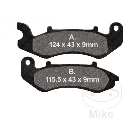 EBC Standard Scooter Brake Pads 7370225