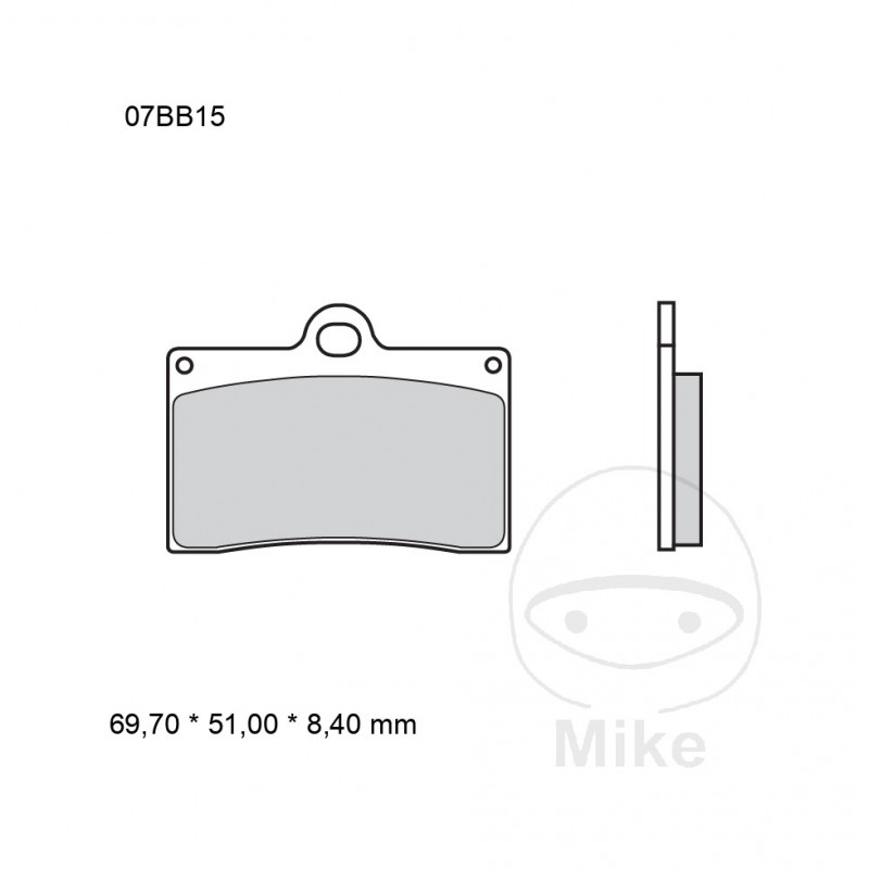 Sintered brake pads 7370436