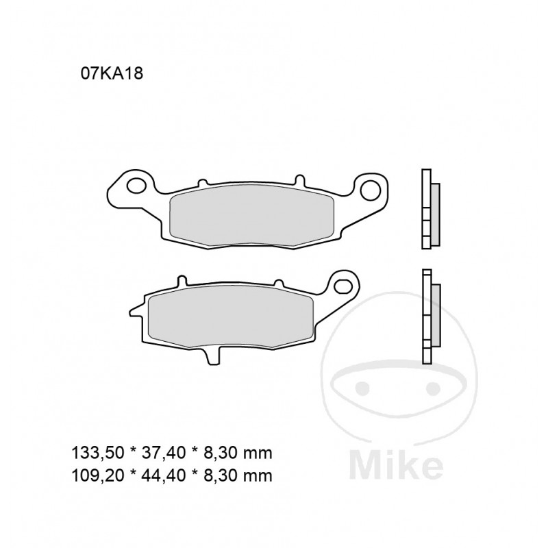 Sintered brake pads 7370823