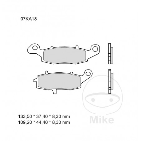 Sintered brake pads 7370823