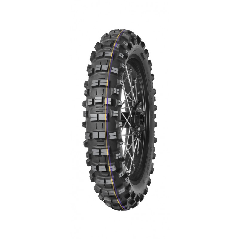 MITAS Cubierta neumatico TERRA FORCE-EF 140/80-18 70R TT SUPER FAST YELLOW PURPLE 9007797