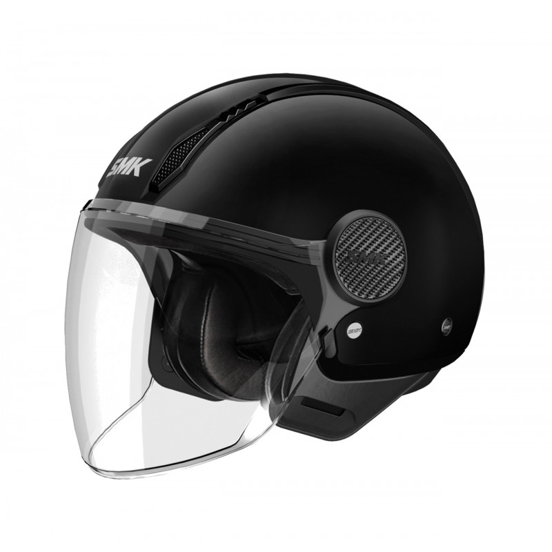 SMK Casco jet abierto con pantalla brillo GL200 LAMINAR D18GL26VAR