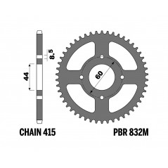 PBR Corona standard steel plate 415 1151598001