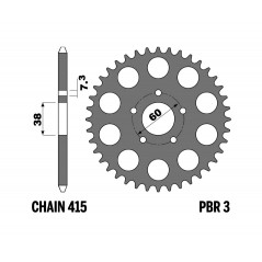 PBR Corona standard steel plate 415 1153255001