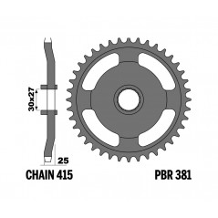 PBR Corona plato de acero estandar 415 1153258001