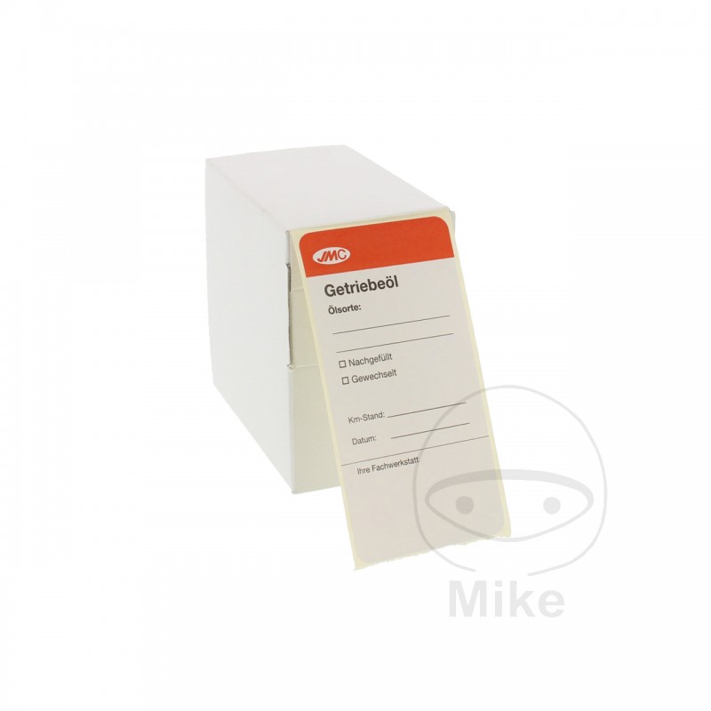 JMC Etiqueta aceite engranaje dispensadora 100 9989020