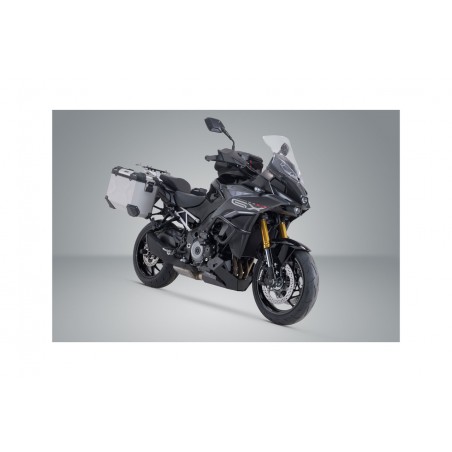 SW-MOTECH Side Case System with Rack for TRAX ADV 37/37L SILVER KFT.05.601.70000/S