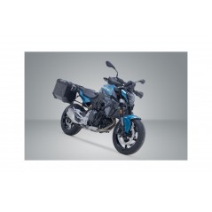 SW-MOTECH Side Case System with Rack for TRAX ADV 37/37L Aluminum Black KFT.07.949.70200/B