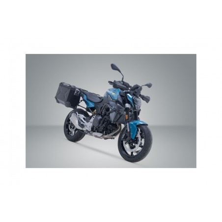 SW-MOTECH Side Case System with Rack for TRAX ADV 37/37L Aluminum Black KFT.07.949.70200/B