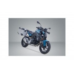 SW-MOTECH Side Case System with Rack for TRAX ADV 45/45L Aluminum Silver KFT.07.949.70300/S