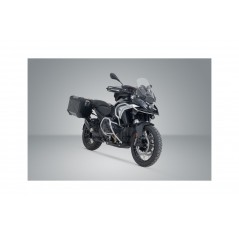 SW-MOTECH Sistema de maletas laterales con herraje TRAX ADV + AKRAPOVIC 45/45 L KFT.07.975.72001/B