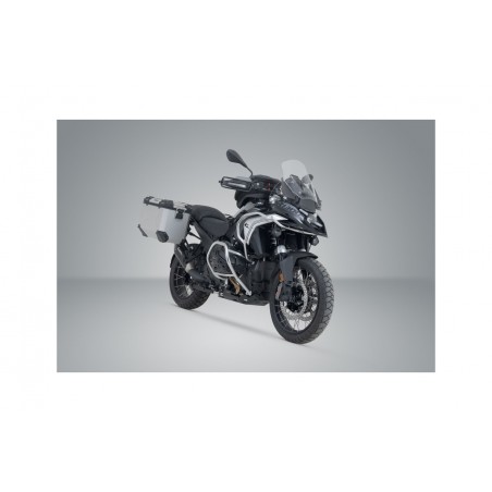 SW-MOTECH Side case system with hardware TRAX ADV + AKRAPOVIC 45/45 L KFT.07.975.72001/S