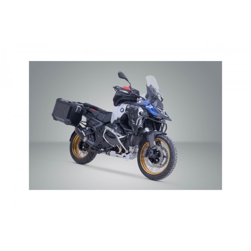 SW-MOTECH Sistema de maletas laterales con herraje TRAX ADV + AKRAPOVIC 45/45 L KFT.07.976.72000/B
