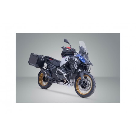 SW-MOTECH Sistema de maletas laterales con herraje TRAX ADV + AKRAPOVIC 45/45 L KFT.07.976.72000/B