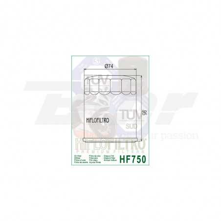 HIFLOFILTRO Filtro de aceite HF750 92732