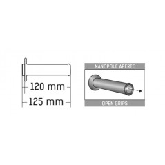 DOMINO Open Grips 126MM A01041C5240 1083480009
