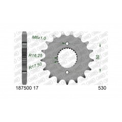 AFAM Piñón de acero estándar 1875001-530 1151604001