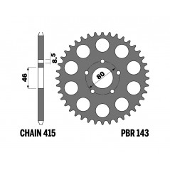 PBR Corona standard steel plate 415 1153251002