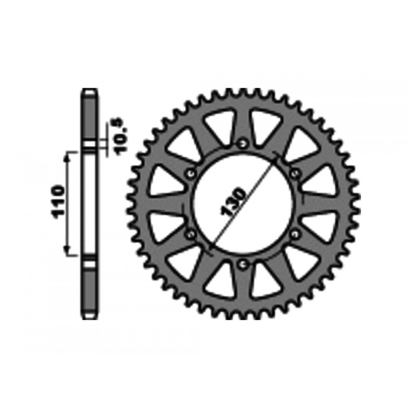 PBR Corona plate steel c45 standard 504-520 1075564010