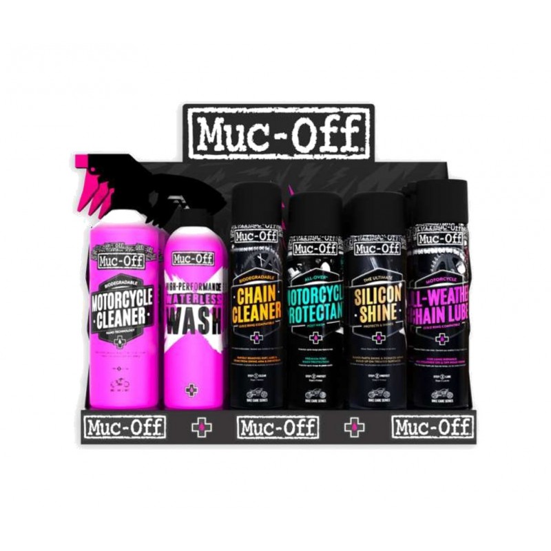MUC-OFF Slotted Wall Starter Pack CLEAN PROTECT LUBE 3071410