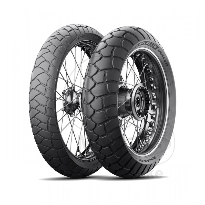 MICHELIN Cubierta neumatico delantero para motocicleta 90/90-21 54H TL/TT ANAKEE ADVENTURE 8806304