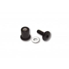 HIGHSIDER Aluminum Fairing Bolt Kit with Rubber Nuts 8 Pieces SMART M6 1148363002