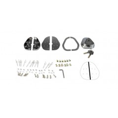 LAMPA Kit 2 cerraduras adicionales para puertas de vehiculos (2 llaves incluidas) LAM65412