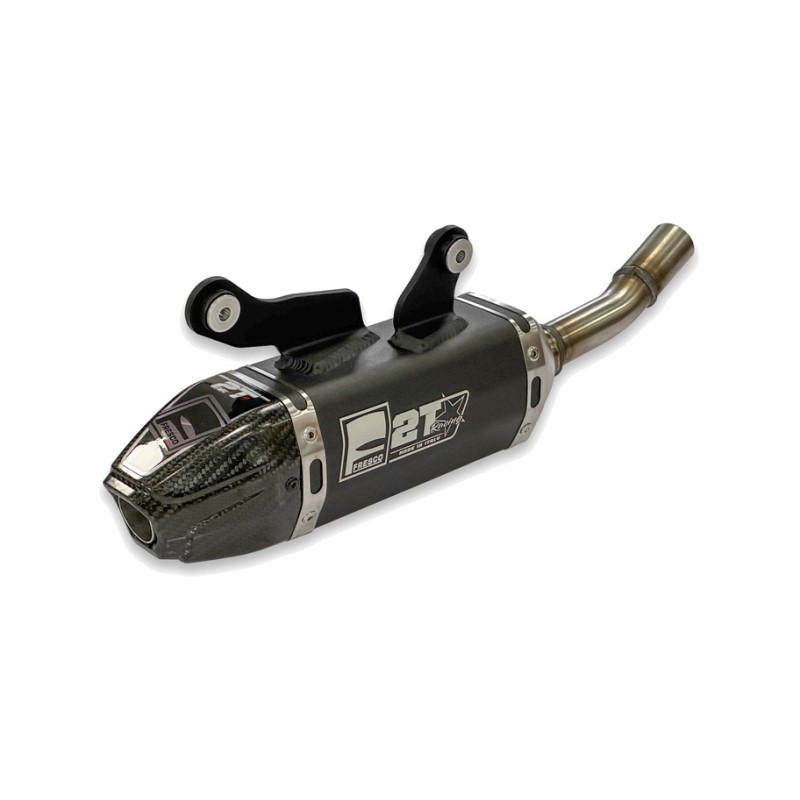FRESCO Tubo de escape silenciador aluminio CARBY 1147122001