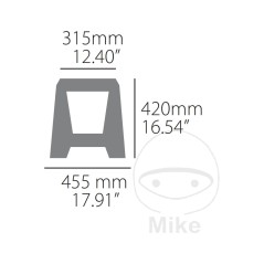 POLISPORT Caballete central para moto 716.16.34