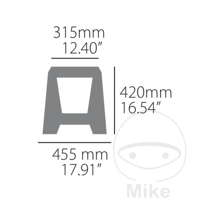 POLISPORT Caballete central para moto 716.16.34