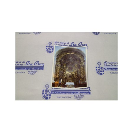postal museo retablo joaquín de churriguera monjas benedictinas monasterio santa cruz sahagún