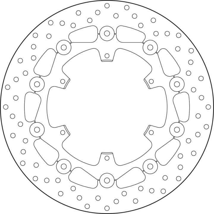 BREMBO Kelluva jarrulevy 78B40887