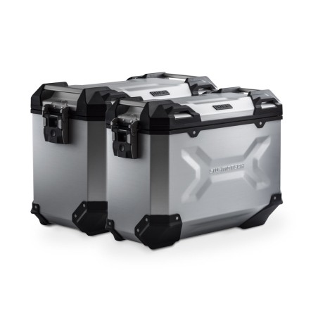 hliníkové boční kufry + držáky + zámková vložka trax adv 45/37l - pro